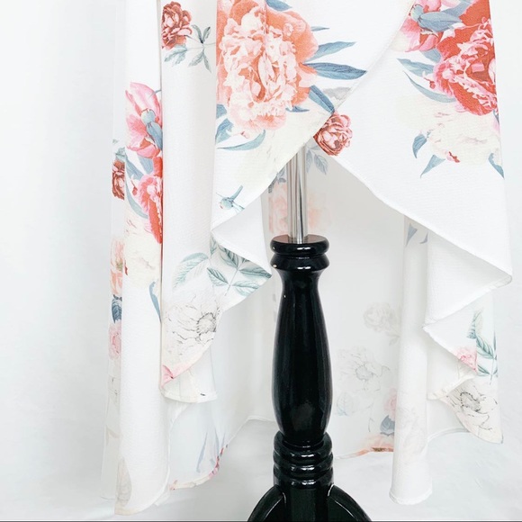 Asymmetrical Front Tie Goddess Dress - Picture 5 of 8